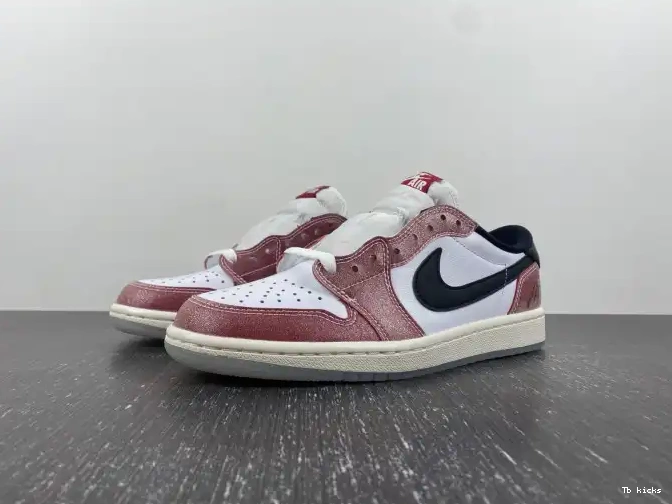 TBK ROOM LOW TROPHY FN0432-017 OG 1 'RED JORDAN AIR BLACK' X 0603